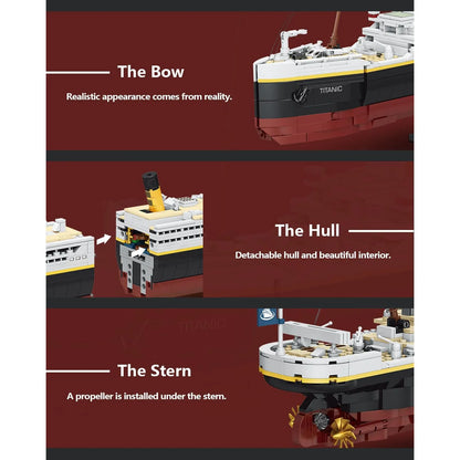 Juego De Bloques Titanic 2022 Modelo Modular 2022 Piezas Compatibles