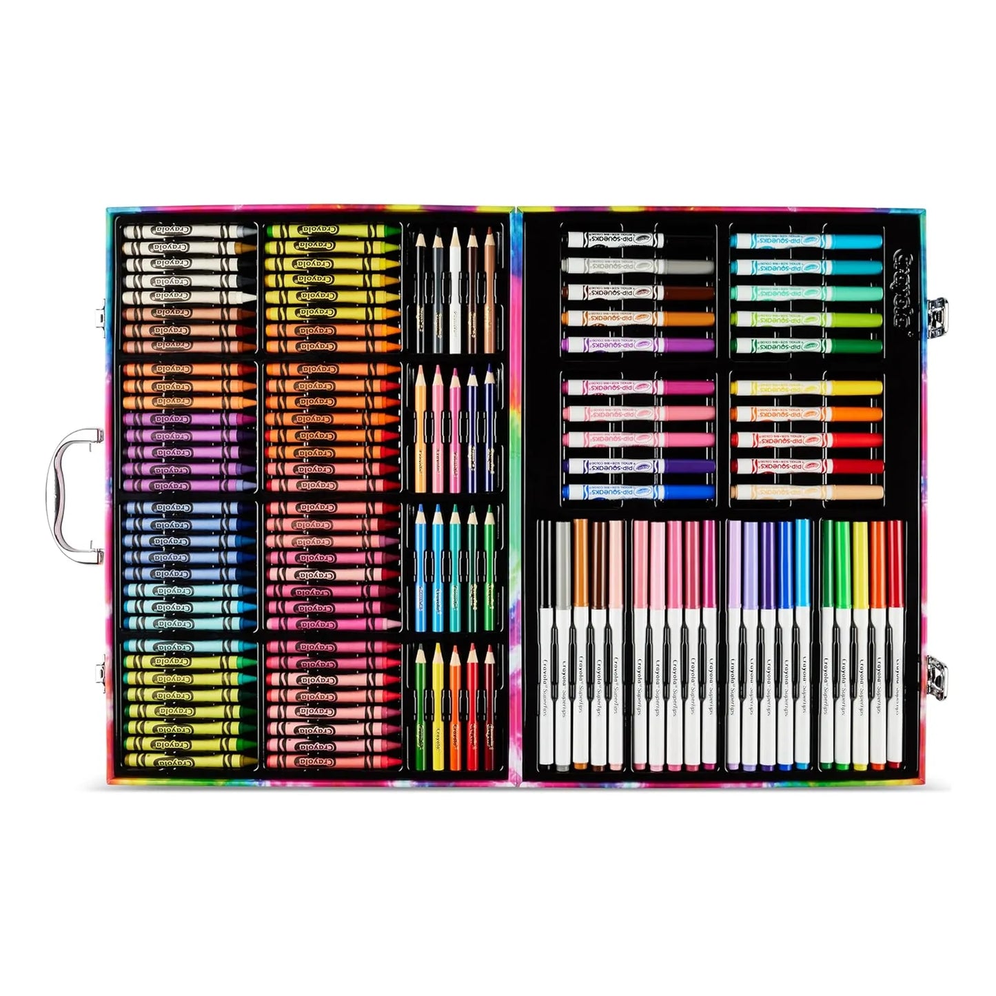 Set De Crayolas Artisticas Crayola Inspiration 140 Piezas Estuche Rosa Portatil