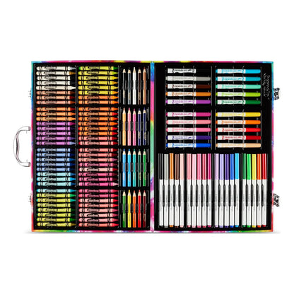 Set De Crayolas Artisticas Crayola Inspiration 140 Piezas Estuche Rosa Portatil