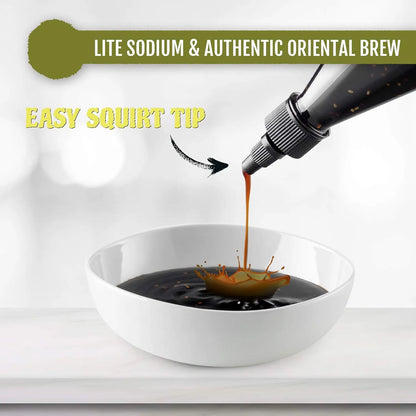 Salsa De Soja Teriyaki Lite 2 Botellas 700 Ml Bajo En Sodio Auténtico Sabor Asiático