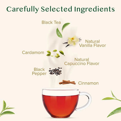 Té Masala Chai Vainilla Hoja Suelta 100g VAHDAM Deliciosa Mezcla Especiada