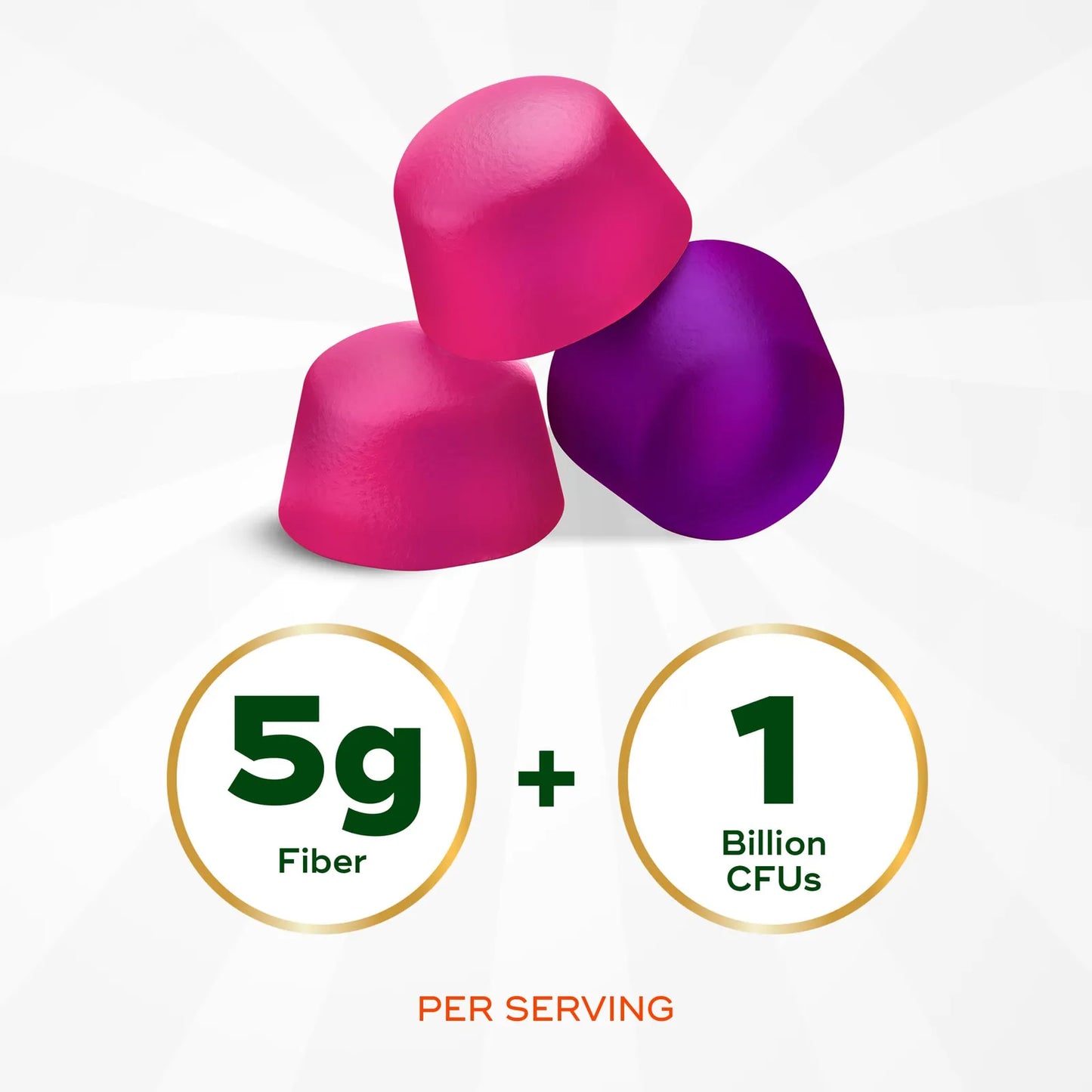 Gomitas Align Probióticos Fibra Alivia Hinchazón Digestión Saludable