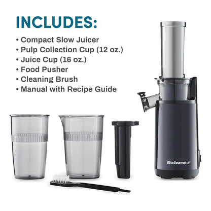 Extractor De Jugos Elite Gourmet EJX600 Negro 110V Jugos Frescos En Casa