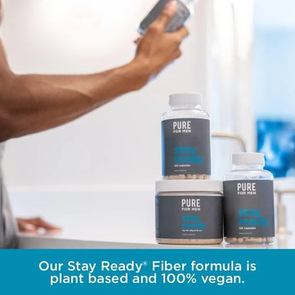 Fibra Para Hombres Original Suplemento Digestivo Con Psyllium Y Aloe Vera