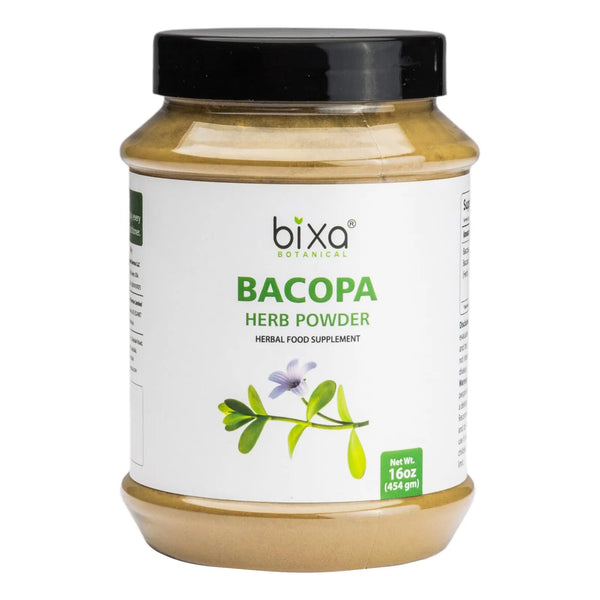 Bacopa Monnieri Hojas Secas 454 Gramos Suplemento Ayurvedico Vegano Sin Gluten
