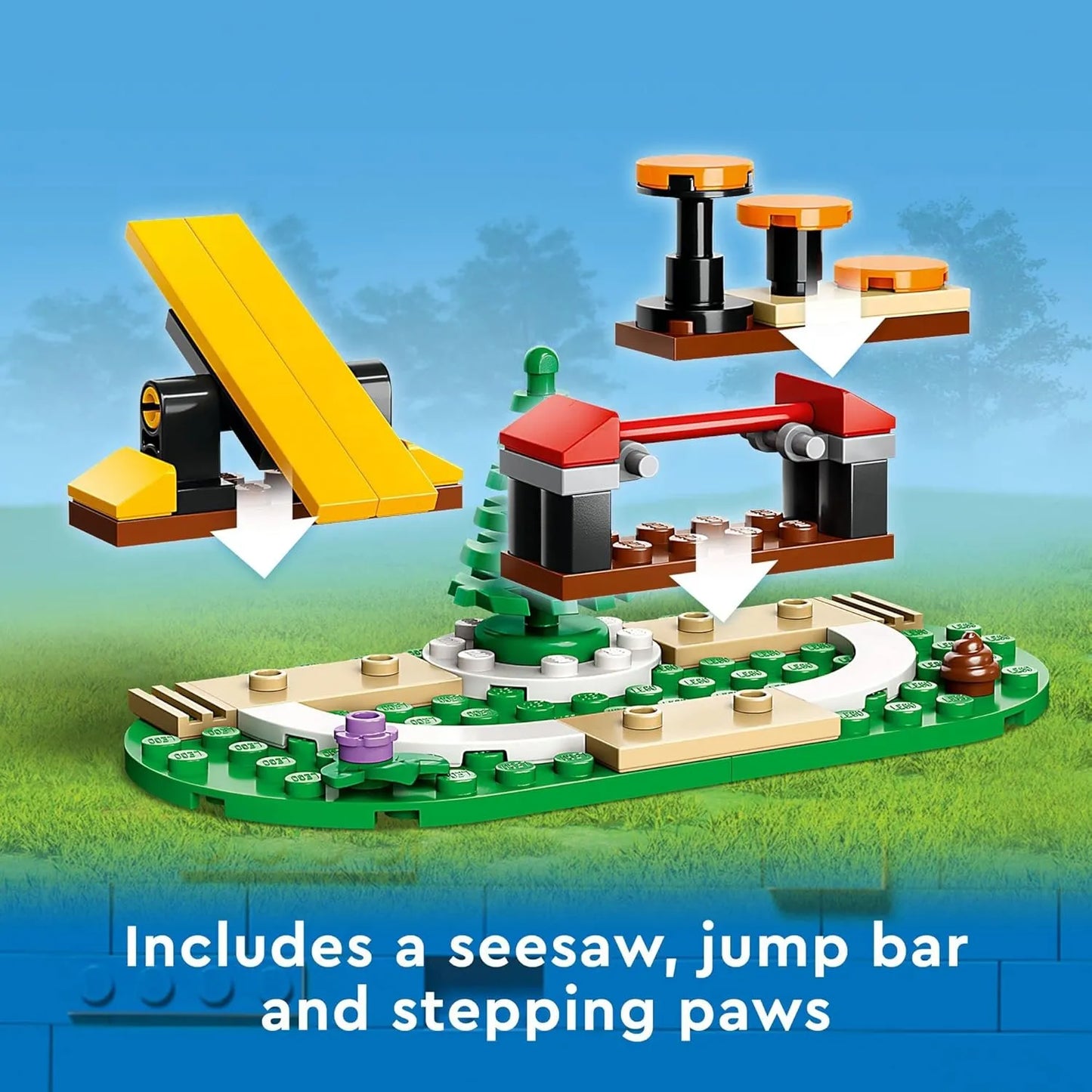Coche Policia Lego City Con Remolque Y Figuras De Perros Juego De Entrenamiento Canino