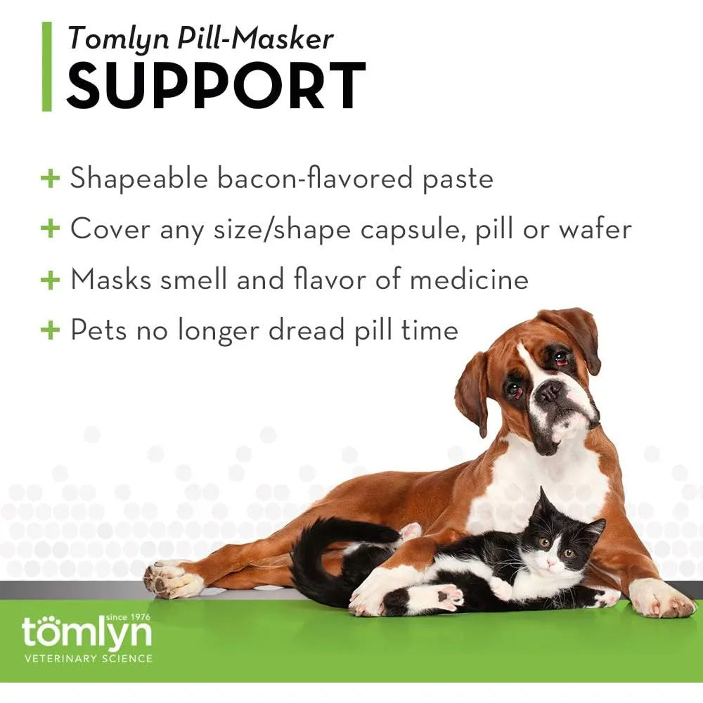 Pasta Sabor Tocino Para Perros Y Gatos Enmascara Medicamentos 113g