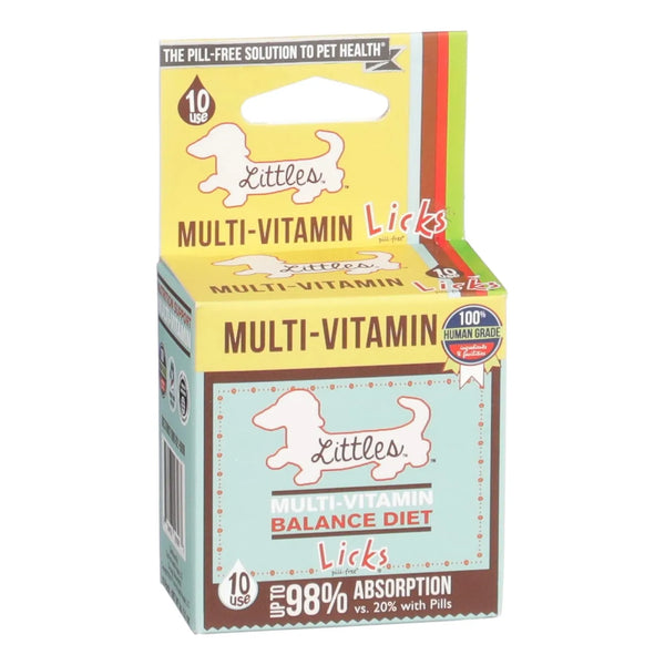 Licks Multivitaminico Para Perros Pequeños Con Vitaminas C D Calcio Gel 10 Usos