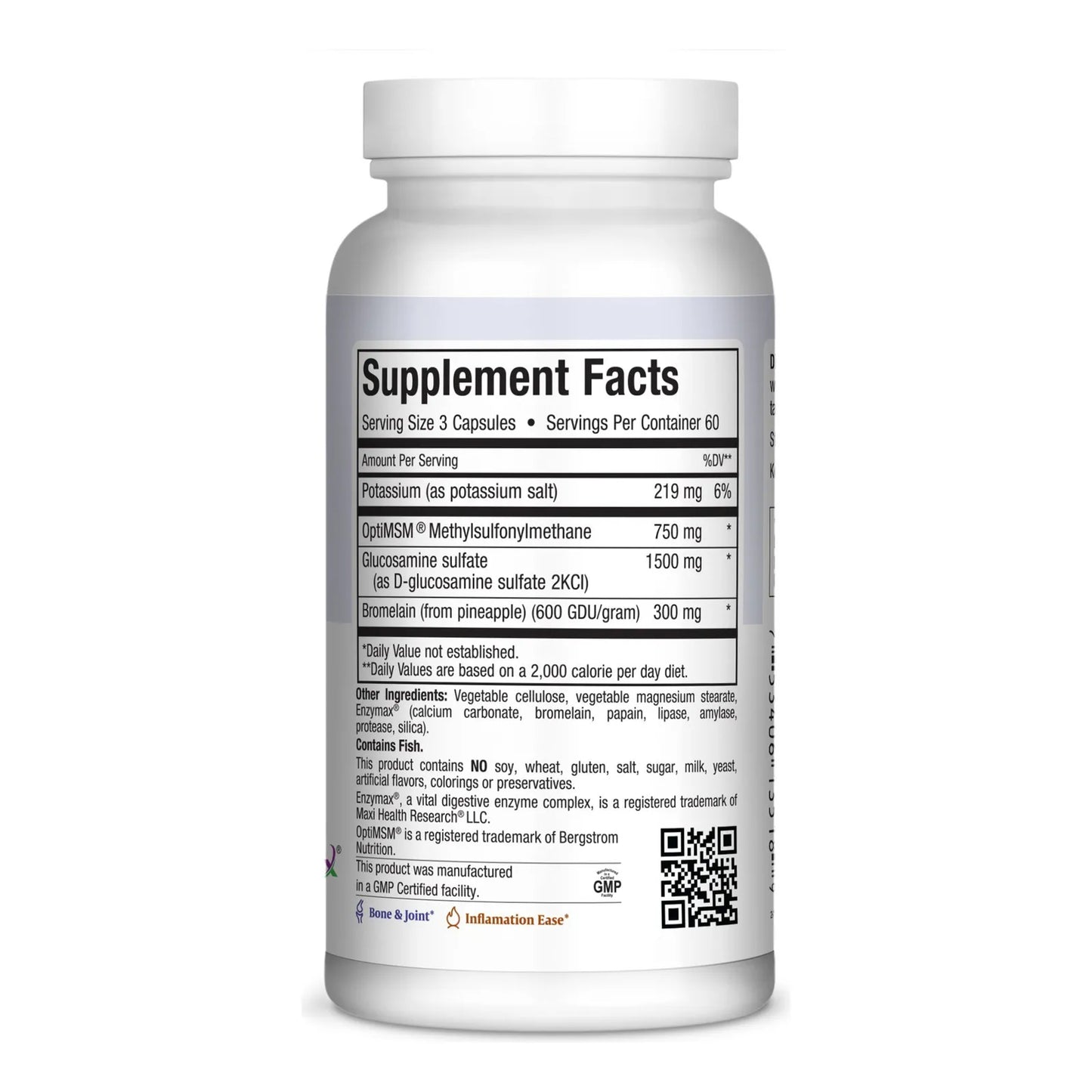 Super Glucosamine Complex 180 Capsulas Alivia Dolor Articular Kosher