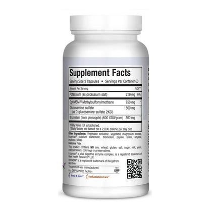 Super Glucosamine Complex 180 Capsulas Alivia Dolor Articular Kosher