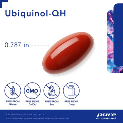Ubiquinol QH 50 Mg Capsulas Blandas Antioxidante Energía Celular Y Cardiovascular