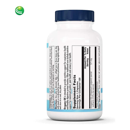 Aceite De Orégano 120 Cápsulas Con 70 Carvacrol Apoyo Inmunológico Y Digestivo