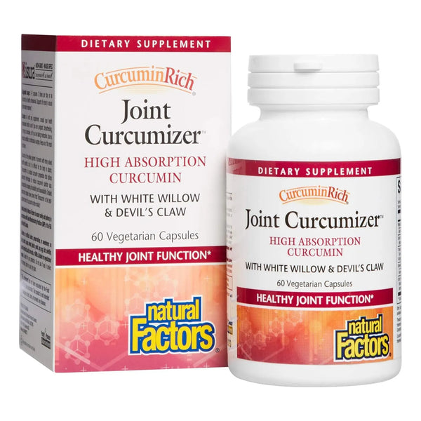 CurcuminRich Curcumizer Cápsulas Articulaciones Saludables Con Theracurmin Y Sauce Blanco 60 Unidades