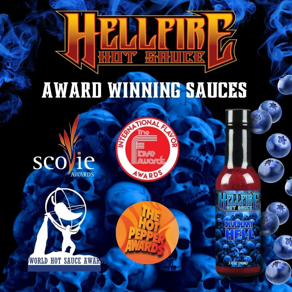Salsa Picante Gourmet De Arándano Con Pimientos Carolina Reaper 5 Onzas