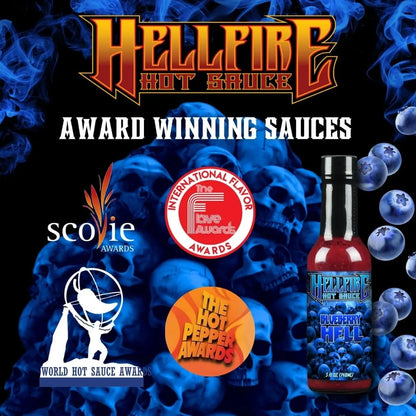 Salsa Picante Gourmet De Arándano Con Pimientos Carolina Reaper 5 Onzas