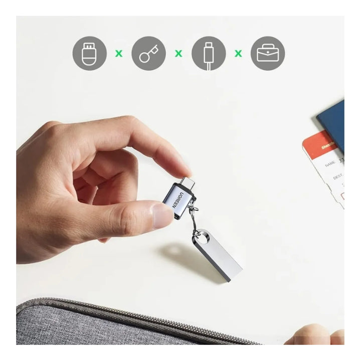 1 Unidad Adaptador Greenlink Us270 Tipo C A Usb 3.0 - Imagen 2