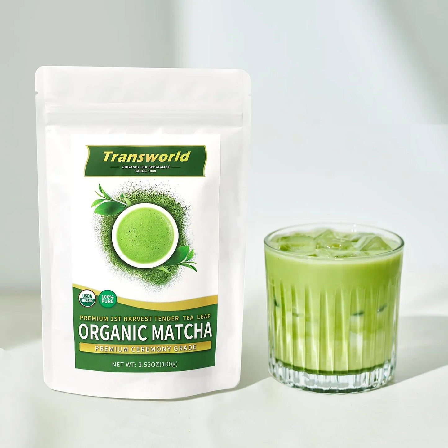 Té Verde Matcha Orgánico En Polvo Grado Ceremonial 100 Puro Energía Natural