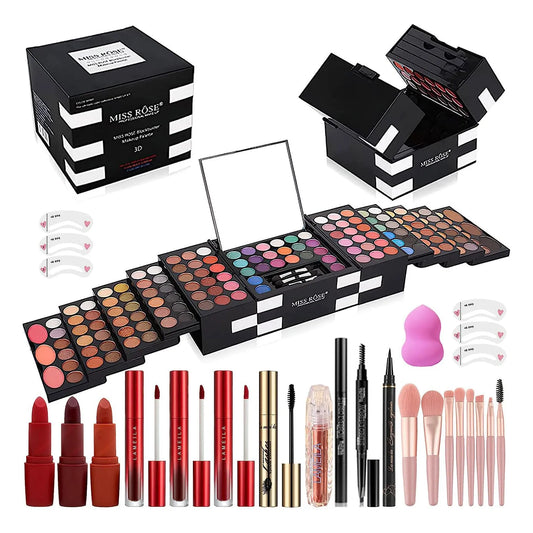 Paleta De Maquillaje 148 Colores Kit Profesional Todo En Uno Miss Rose M