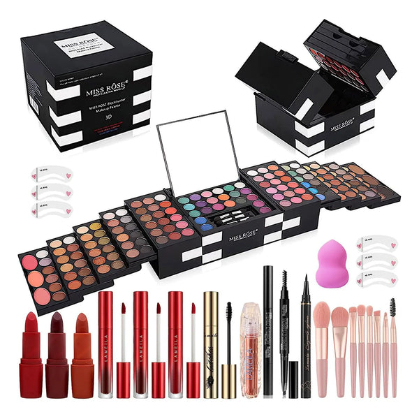 Paleta De Maquillaje 148 Colores Kit Profesional Todo En Uno Miss Rose M