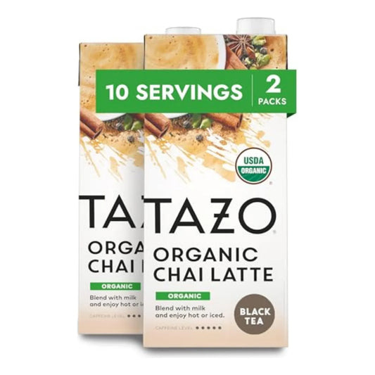 Concentrado Chai Orgánico 946 Ml Paquete Doble Sabores Audaces Y Energía Natural