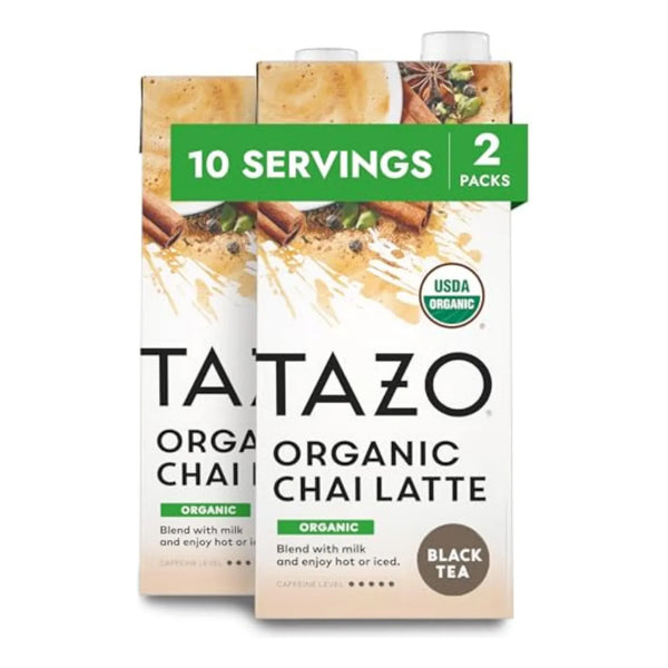 Concentrado Chai Orgánico 946 Ml Paquete Doble Sabores Audaces Y Energía Natural