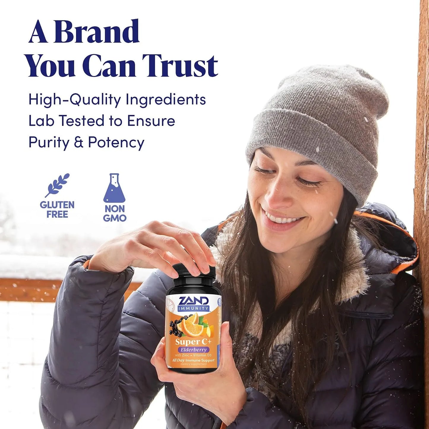 Immunidad Diaria Pureway C Zinc Vitamina D3 Saúc 60 Tabletas Apoyo Inmunológico