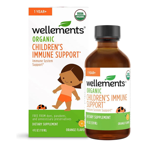 Jarabe Organico Inmunologico Para Ninos Con Vitamina C Zinc Sabor Naranja