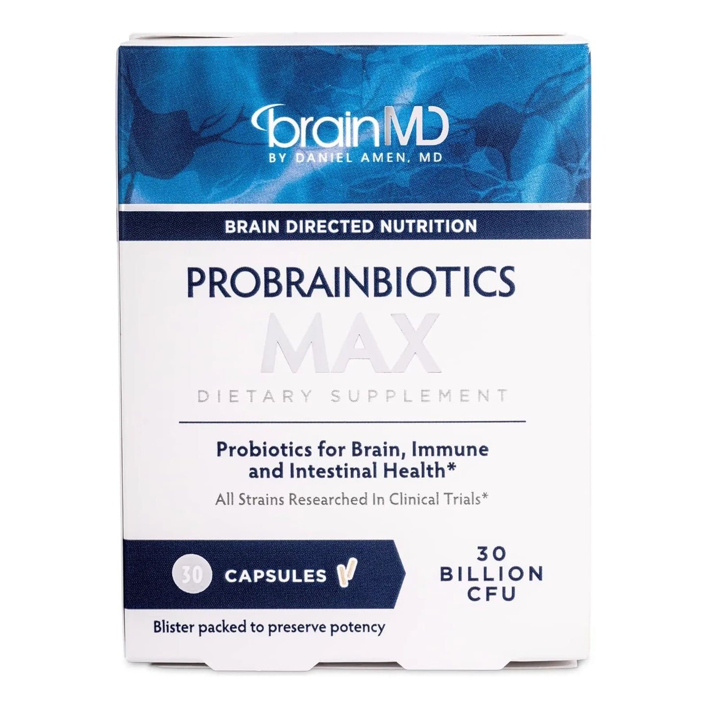 Capsulas Probióticas Salud Cerebral Inmune Intestinal Dr Amen BrainMD 30 Unidades