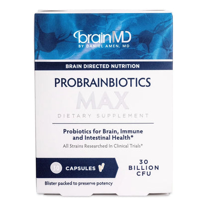 Capsulas Probióticas Salud Cerebral Inmune Intestinal Dr Amen BrainMD 30 Unidades
