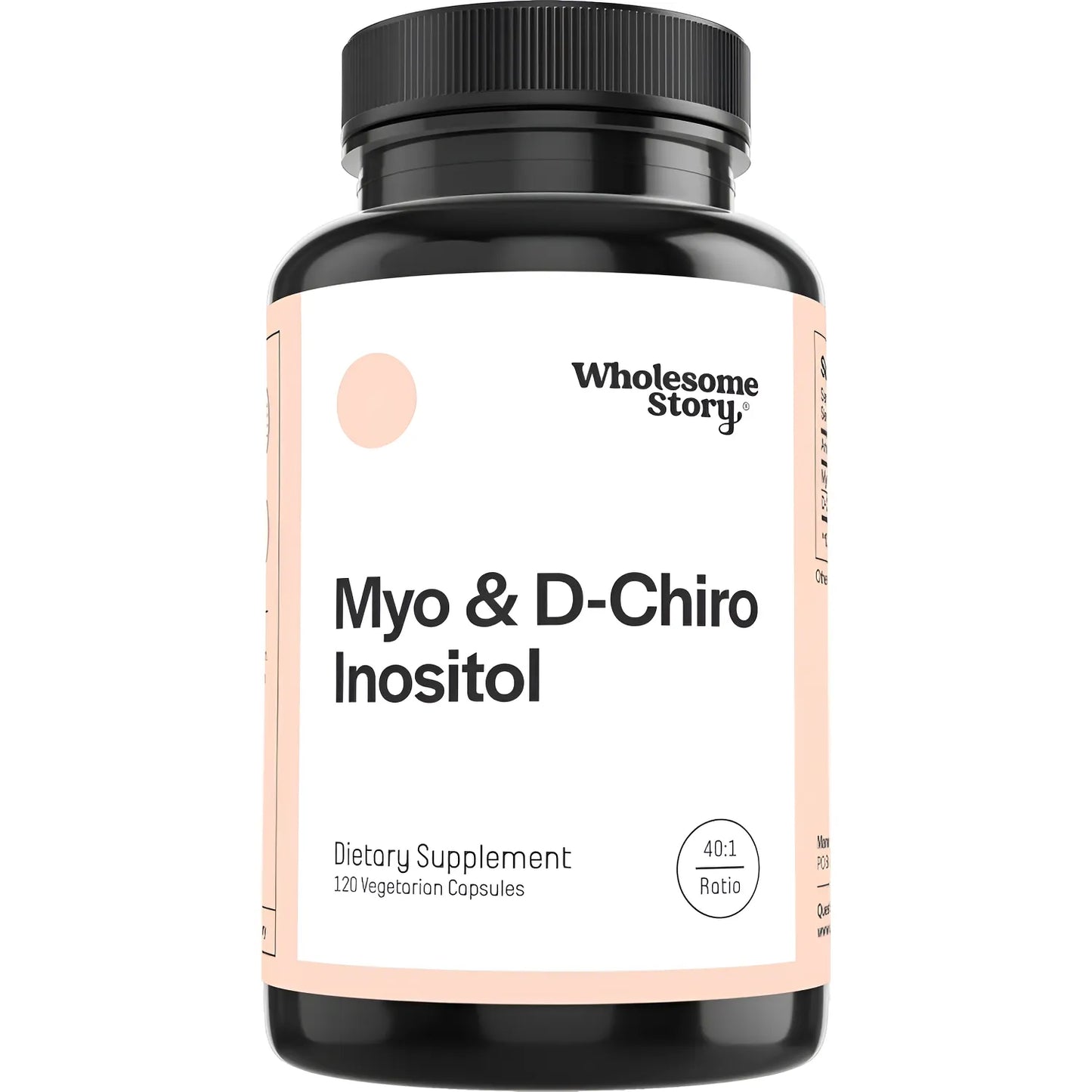 Inositol Wholesome Story Cápsulas 2050mg Equilibrio Hormonal Y Soporte Ovárico - Imagen 1