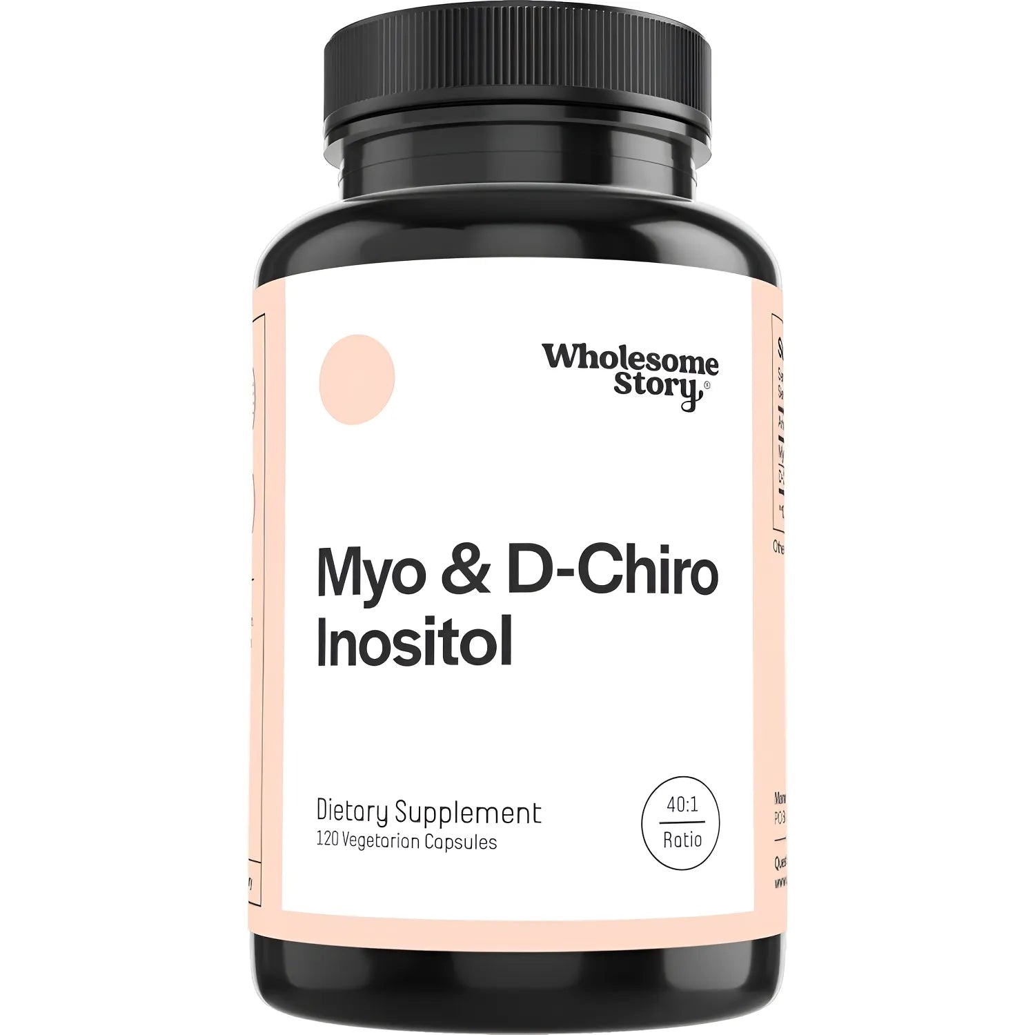 Inositol Wholesome Story Cápsulas 2050mg Equilibrio Hormonal Y Soporte Ovárico - Imagen 1