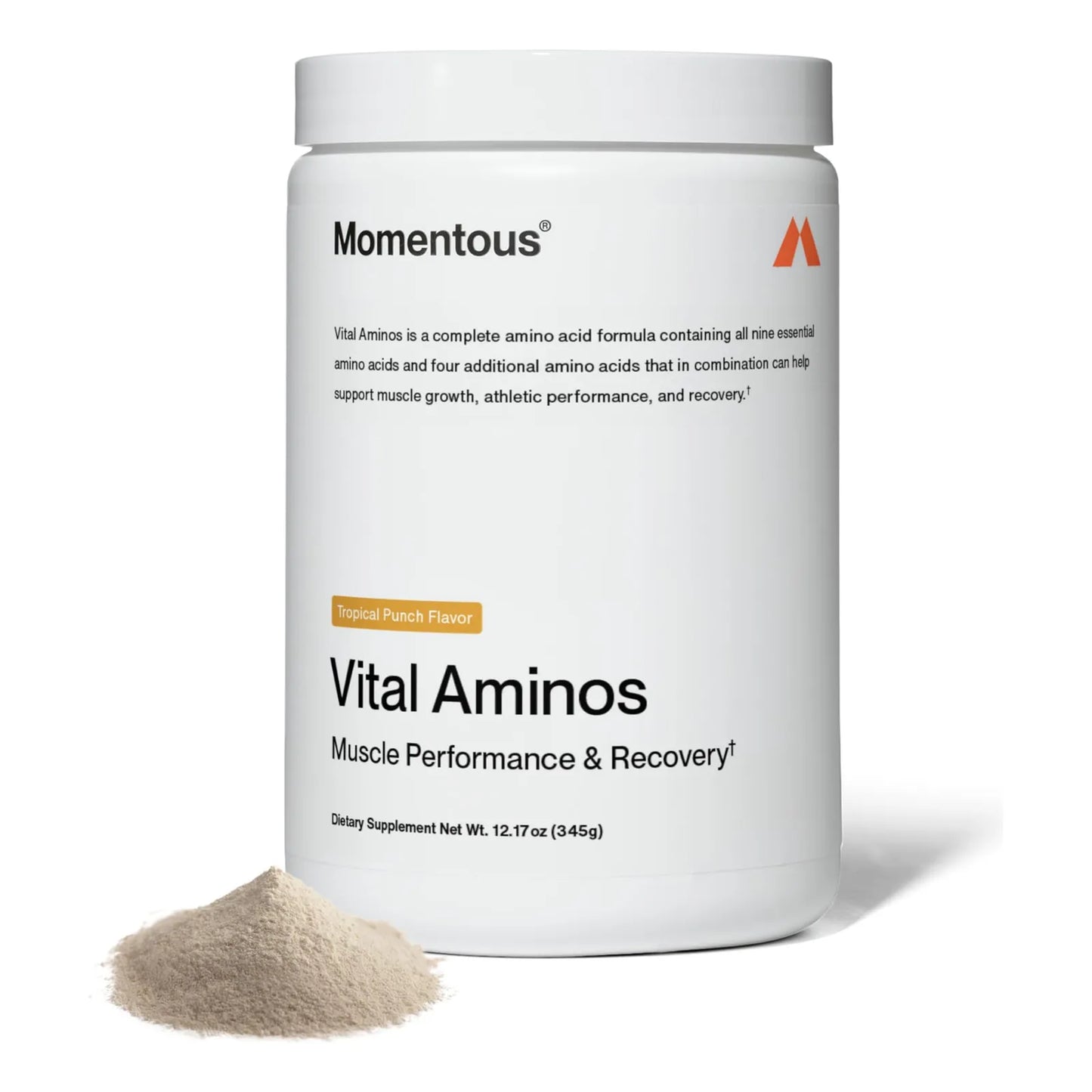 Vital Aminos Suplemento En Polvo BCAA Y EAA Tropical Punch Certificado NSF 30 Porciones