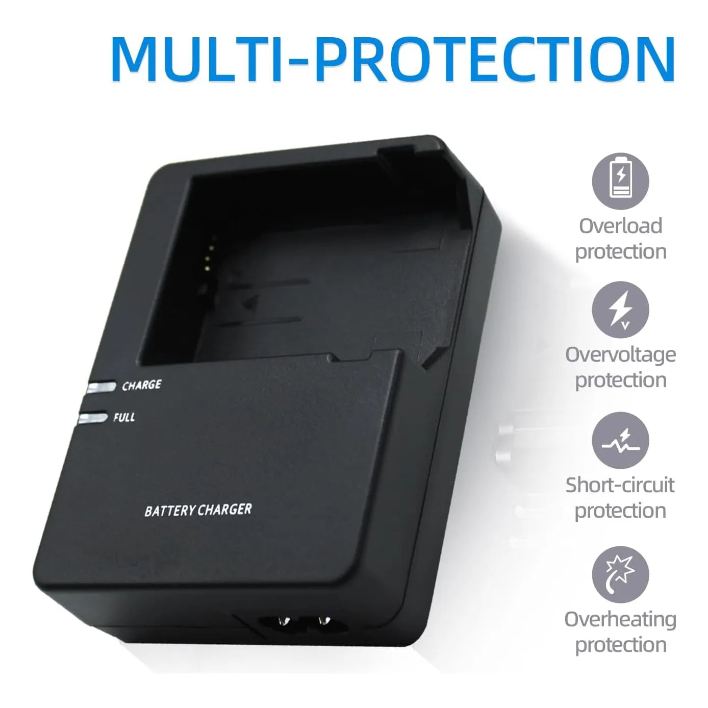 Cargador LP-E8 Compatible Canon EOS Rebel T2i T3i T4i T5i 550D 600D 650D 700D Con Protección Avanzada