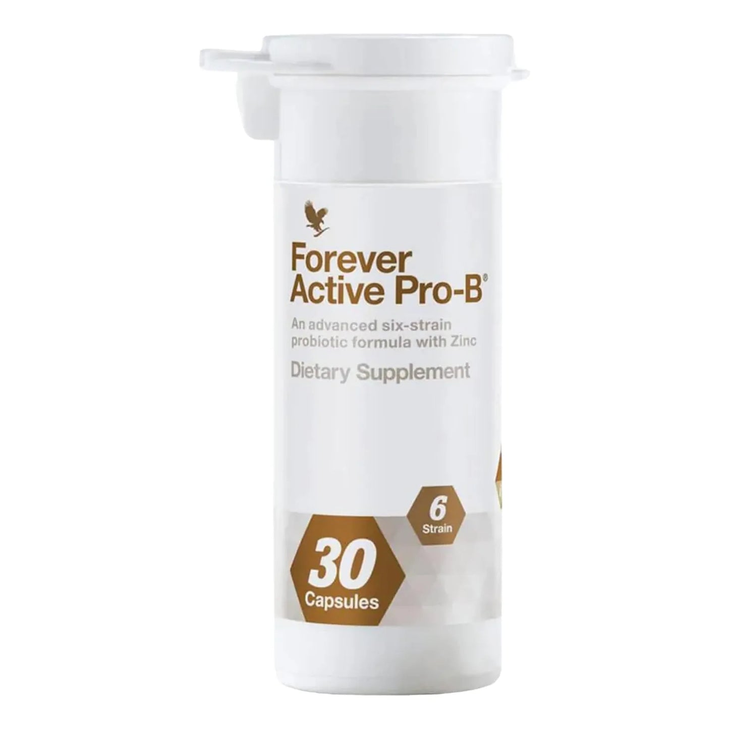 Forever Active Pro B Probiótico Avanzado 8 Mil Millones UFC 6 Cepas Sinérgicas 30 Cápsulas