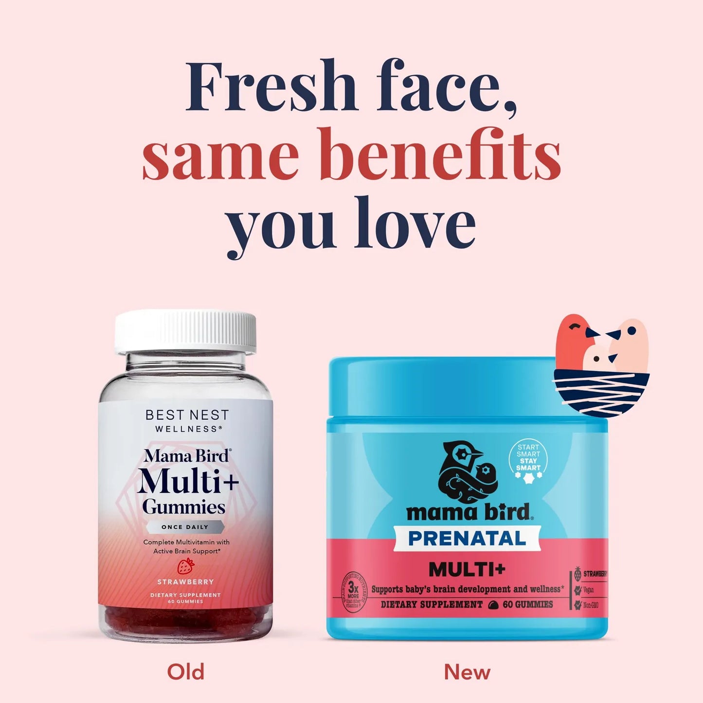 Gomitas Prenatales Sabor Fresa Multivitamínico Para Mujer Desarrollo Neurológico Y Energía