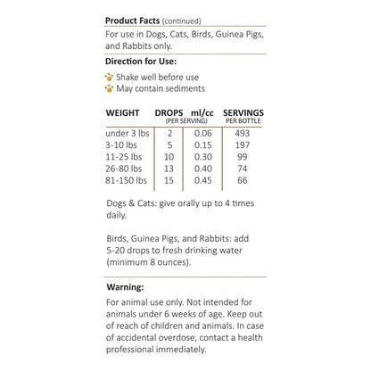 Vibactra Plus Suplemento Inmunologico Para Mascotas Amber NaturalZ