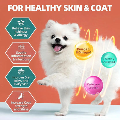 Multivitamínico Perro Glucosamina Omega 3 Minerales Probióti