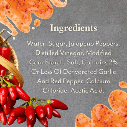 Salsa De Chile Dulce Importada Botella 3.78 Litros Sabores Unicos