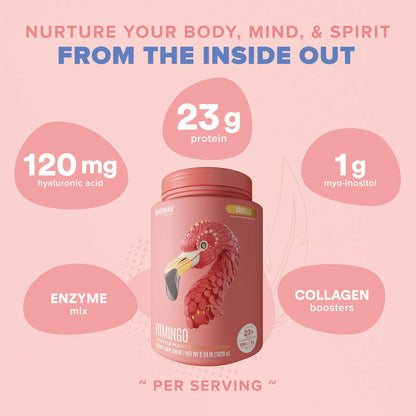 Proteína Vegana En Polvo Con Colágeno Y Ácido Hialurónico Para Belleza Y Fitness