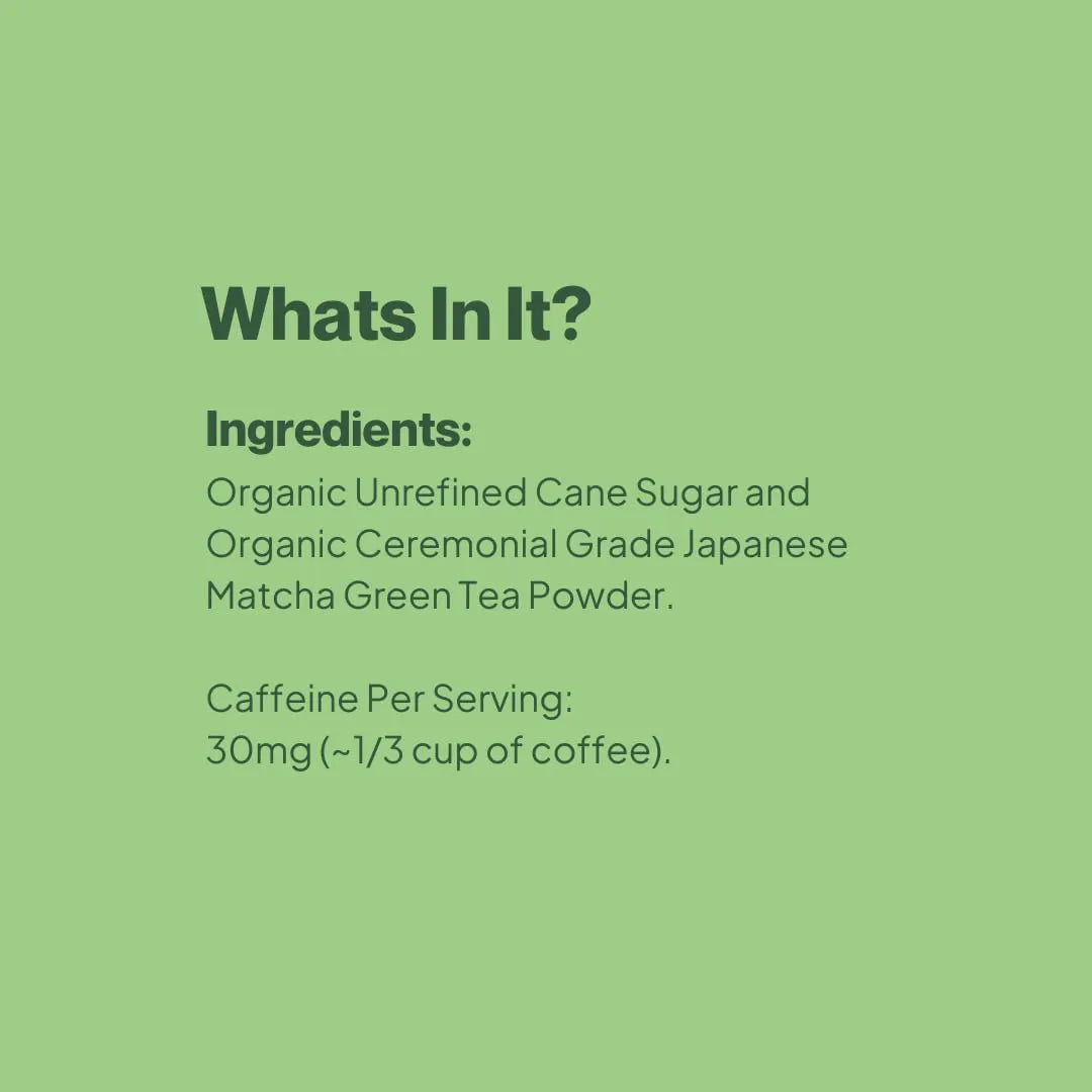Polvo De Matcha Endulzado Original 240g Lata Resellable Té Verde Japonés Energía Natural