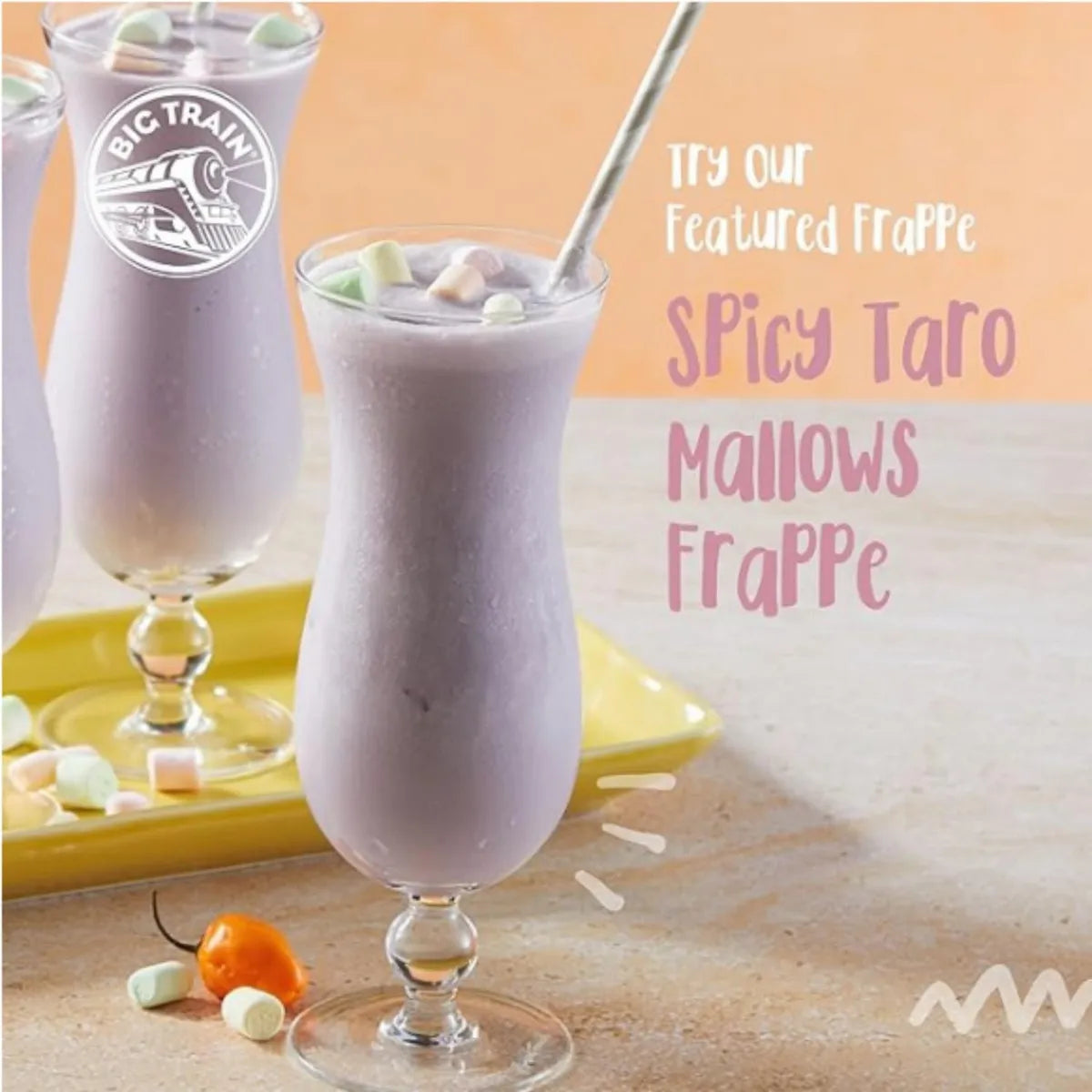 Big Train Dragonfly Blended Creme Frappe Mix Taro 35 Libras Sabor Exotico Y Cremoso