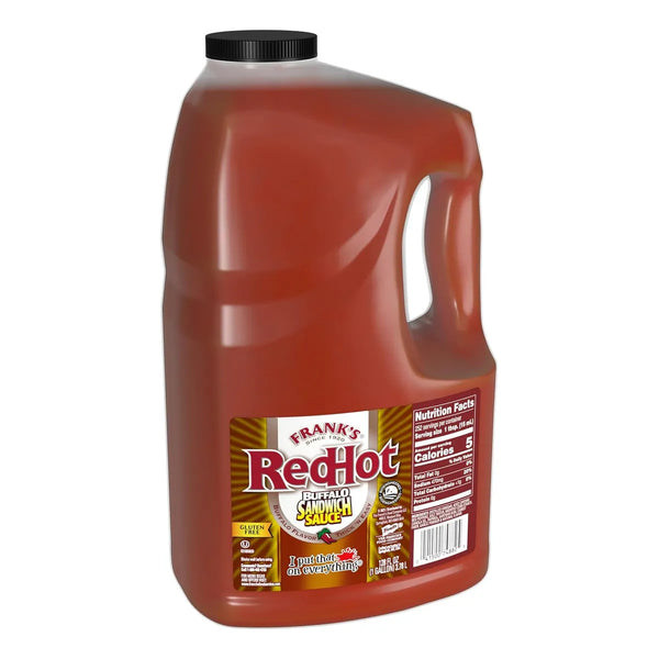Salsa De Búfalo Franks RedHot 128 Oz Sabor Profesional Textura Gruesa