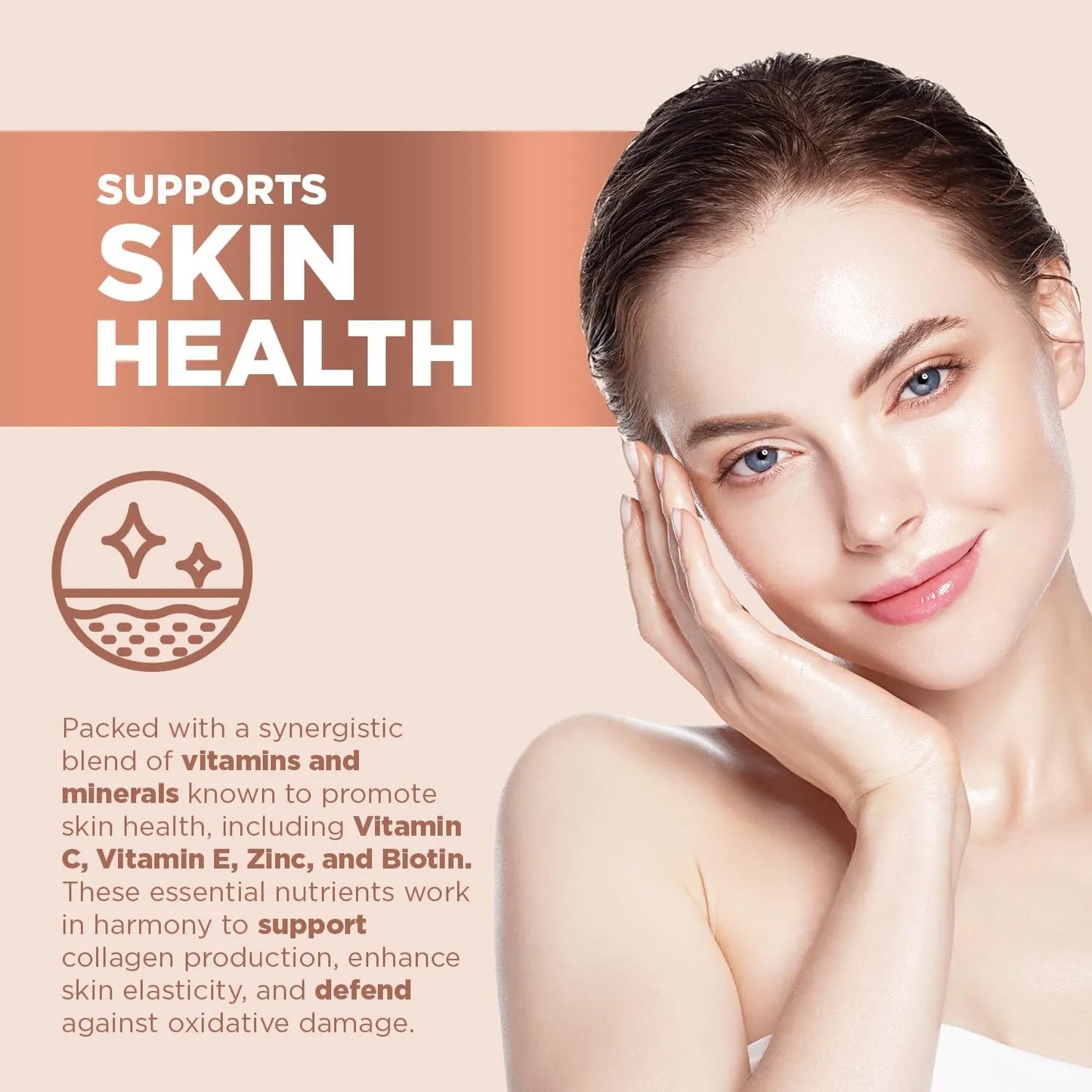 Multivitaminico Mujeres Vitaminas A B C D E Hierro Calcio Magnesio Energia Piel
