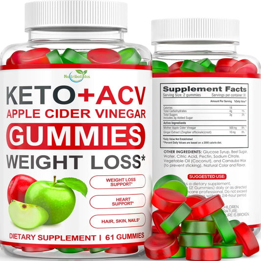 Gomitas Keto ACV Avanzadas Pérdida De Peso Metabolismo Desintoxicación