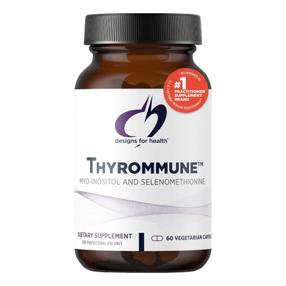 Thyrommune Suplemento Tiroideo Con Selenio Y Mio Inositol 60 Capsulas Vegano Sin Gluten