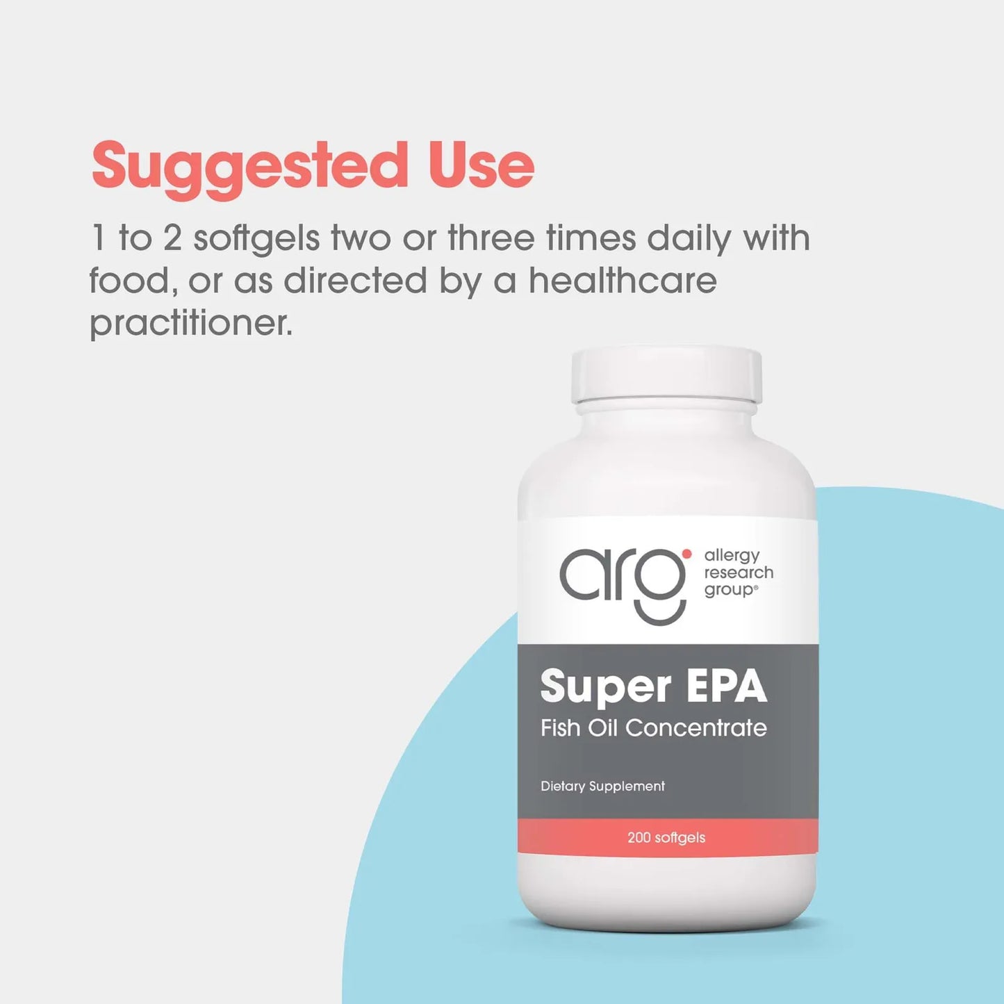 Super EPA Aceite De Pescado Omega 3 200 Cápsulas Blandas Sostenibles
