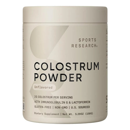 Polvo De Calostro Bovino Sports Research Refuerza Inmunidad Y Salud Intestinal