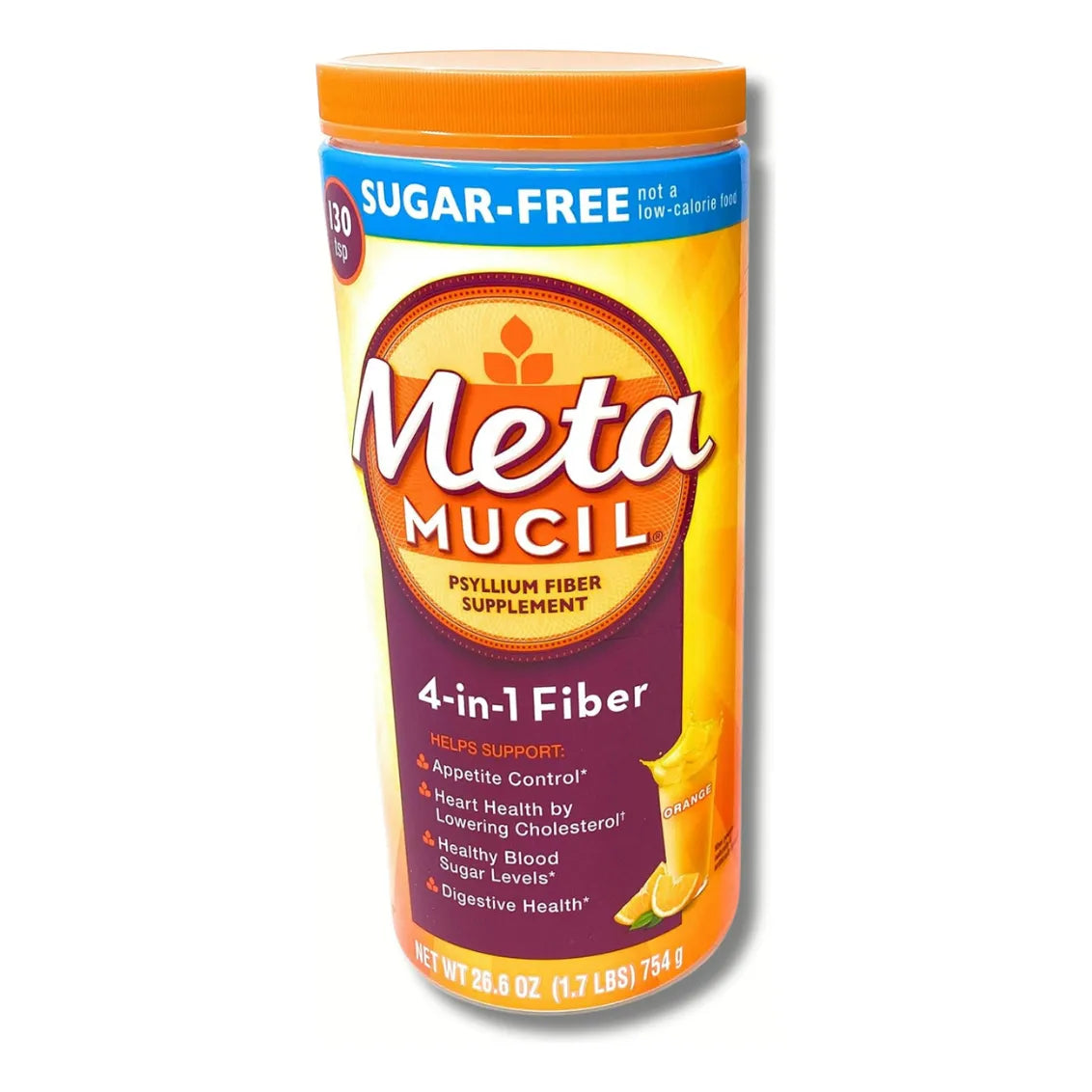 Meta Mucil Fibra 4 En 1 Naranja - Imagen 3