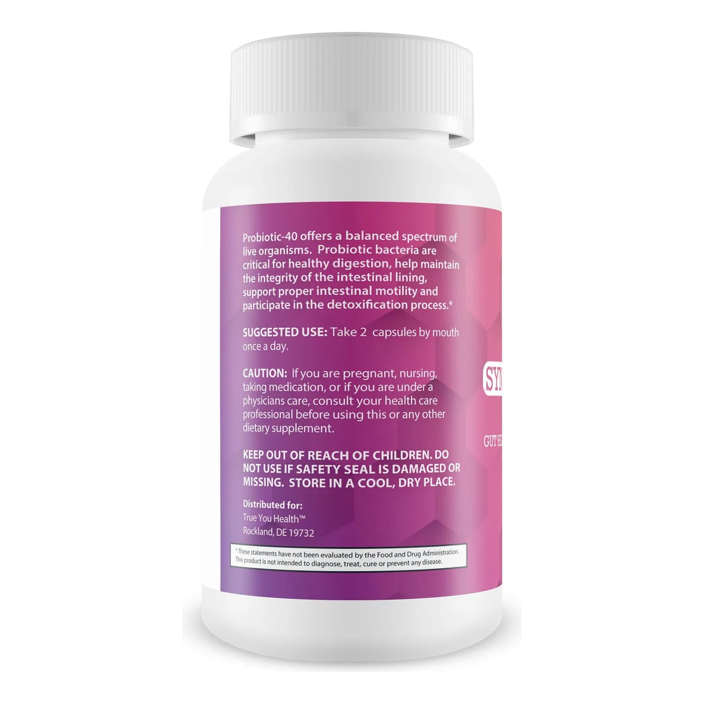 Synbiotic Pro Probióticos Prebióticos Simbióticos Salud Intestinal 40 Mil Millones UFC