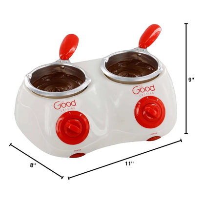 Olla Para Fondue De Chocolate Good Cooking Derrite Y Mantiene Caliente Con 30 Accesorios